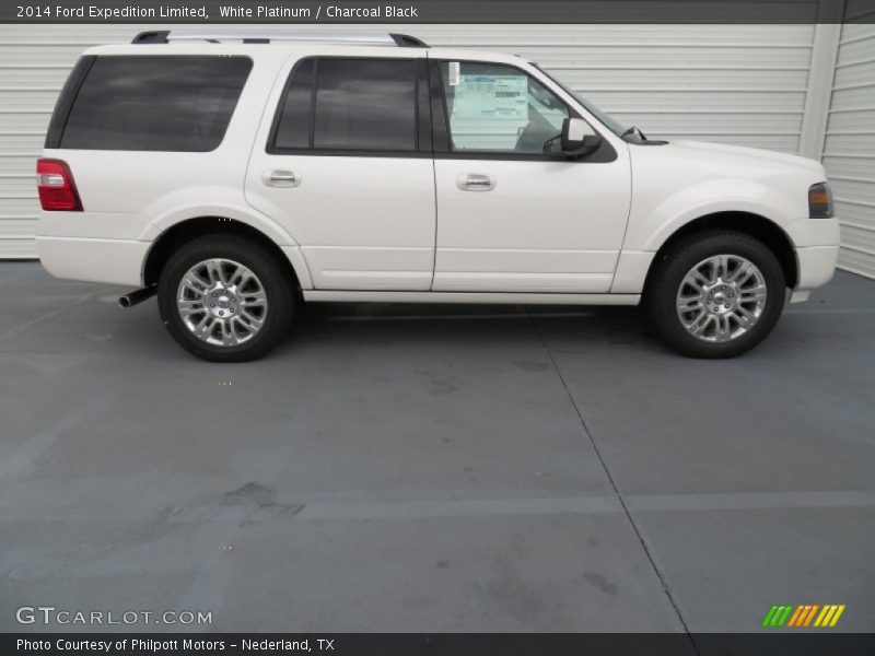 White Platinum / Charcoal Black 2014 Ford Expedition Limited