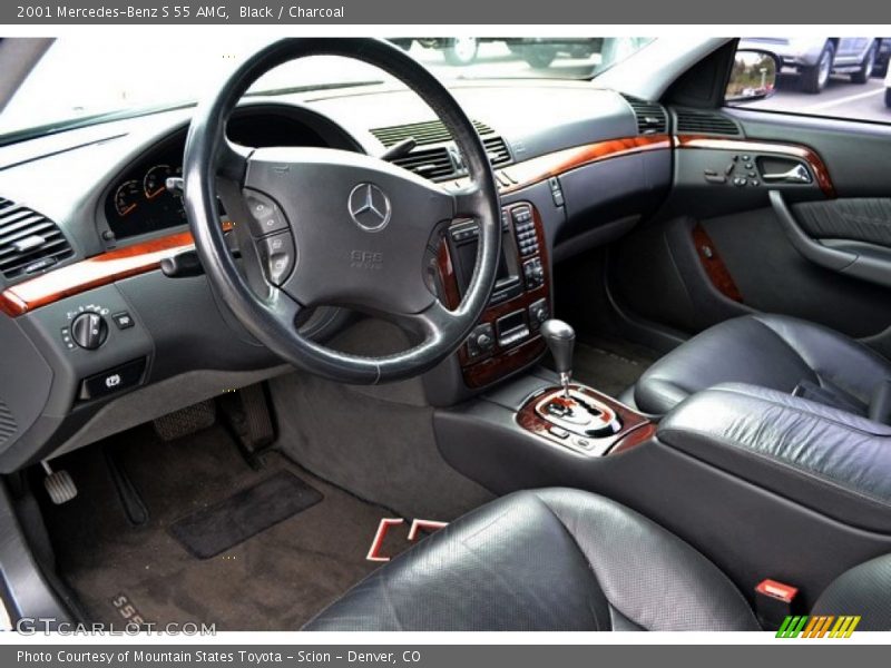  2001 S 55 AMG Charcoal Interior