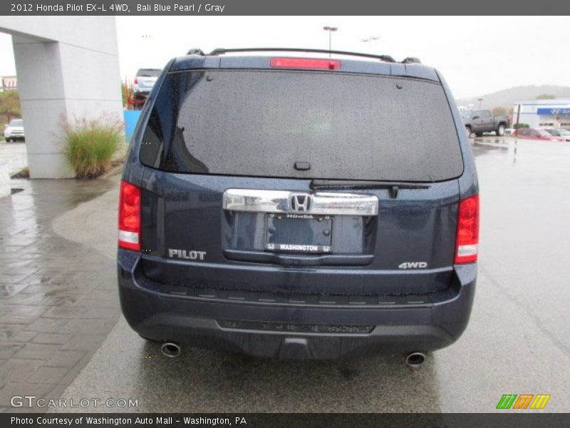 Bali Blue Pearl / Gray 2012 Honda Pilot EX-L 4WD