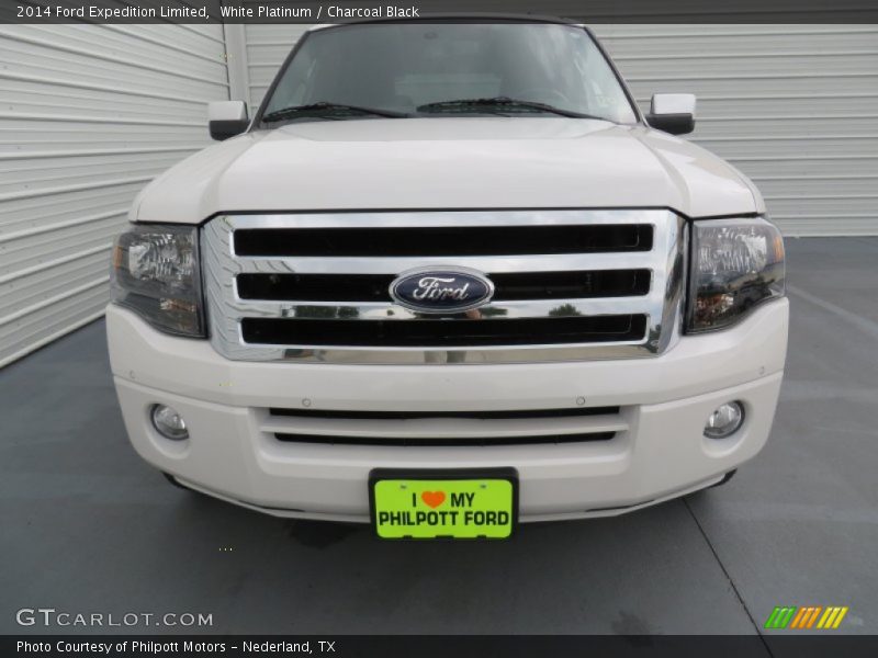 White Platinum / Charcoal Black 2014 Ford Expedition Limited