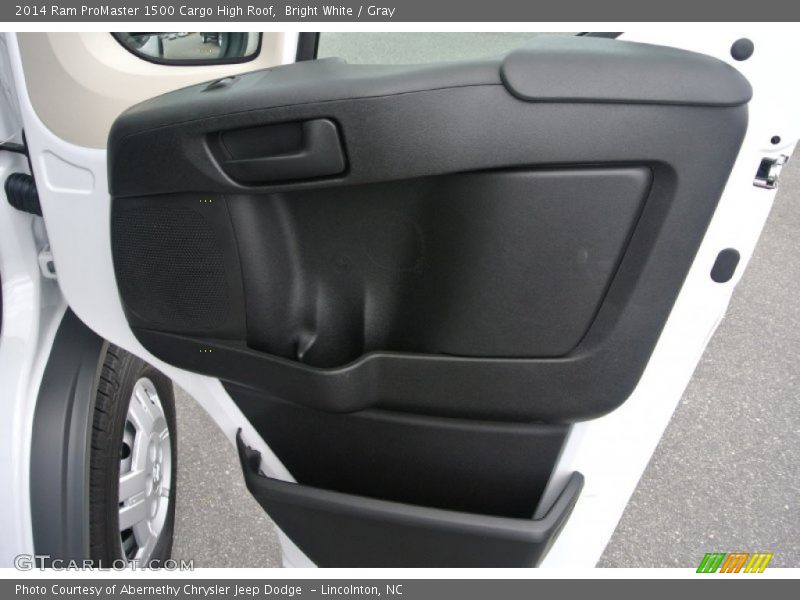 Bright White / Gray 2014 Ram ProMaster 1500 Cargo High Roof