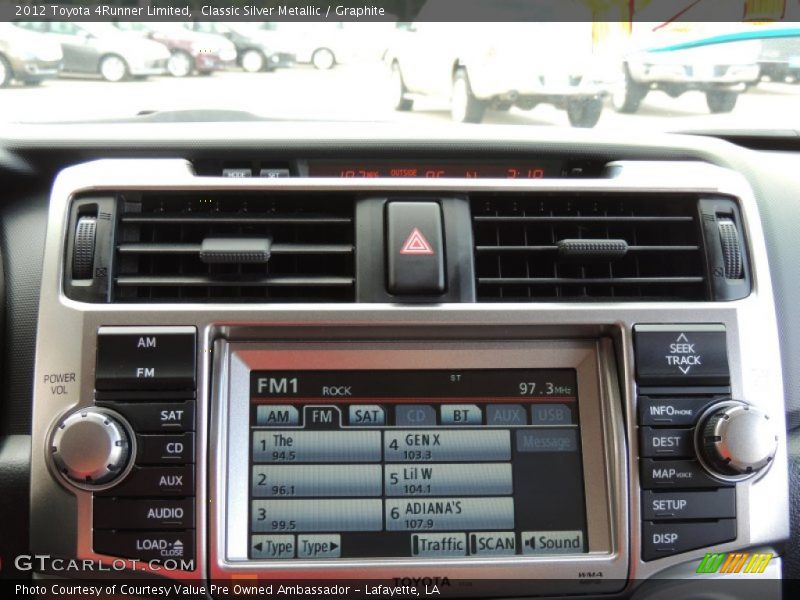 Classic Silver Metallic / Graphite 2012 Toyota 4Runner Limited