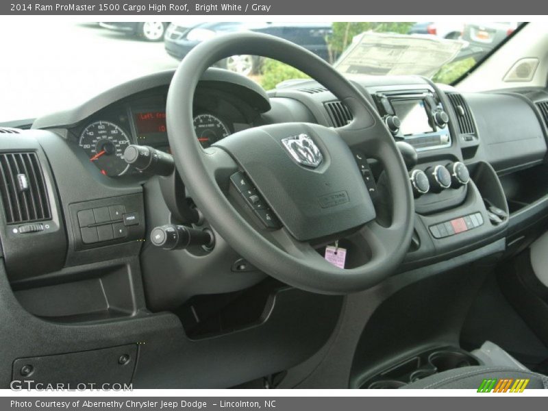 Dashboard of 2014 ProMaster 1500 Cargo High Roof