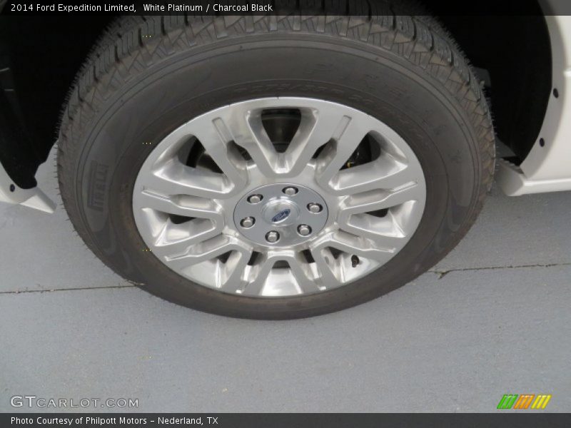 White Platinum / Charcoal Black 2014 Ford Expedition Limited