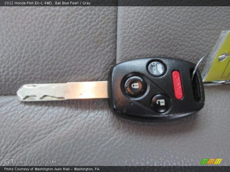 Bali Blue Pearl / Gray 2012 Honda Pilot EX-L 4WD