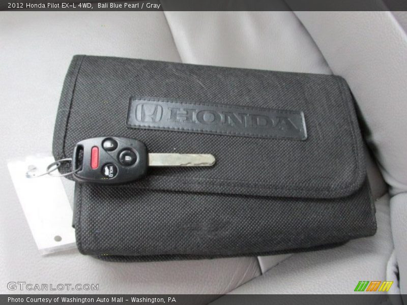 Bali Blue Pearl / Gray 2012 Honda Pilot EX-L 4WD