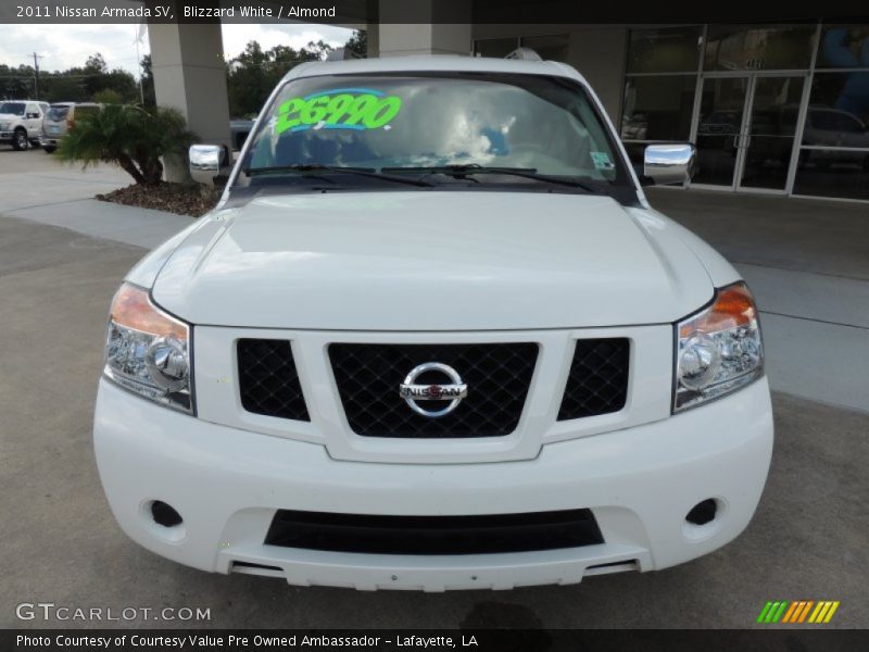 Blizzard White / Almond 2011 Nissan Armada SV