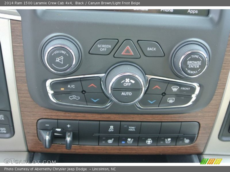 Controls of 2014 1500 Laramie Crew Cab 4x4