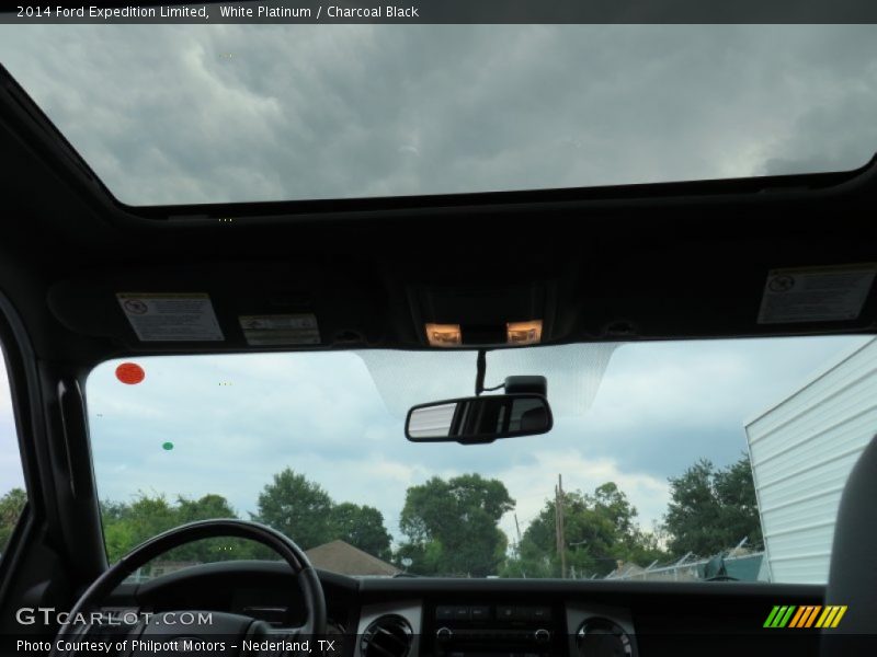 White Platinum / Charcoal Black 2014 Ford Expedition Limited