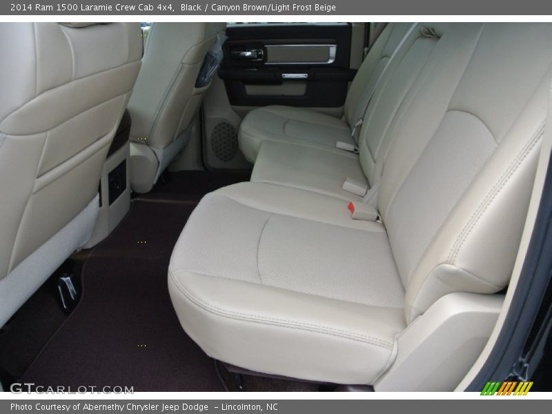 Black / Canyon Brown/Light Frost Beige 2014 Ram 1500 Laramie Crew Cab 4x4
