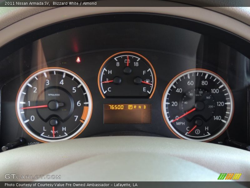Blizzard White / Almond 2011 Nissan Armada SV