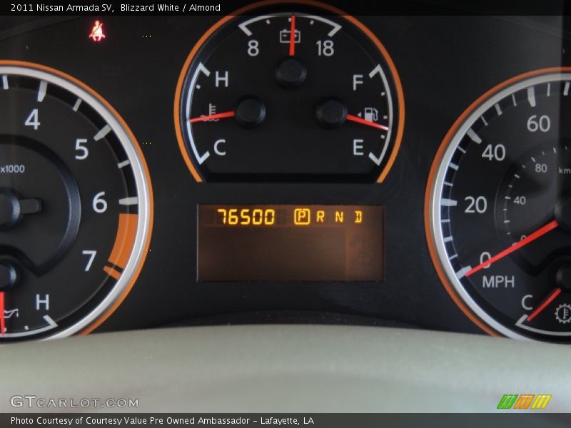 Blizzard White / Almond 2011 Nissan Armada SV