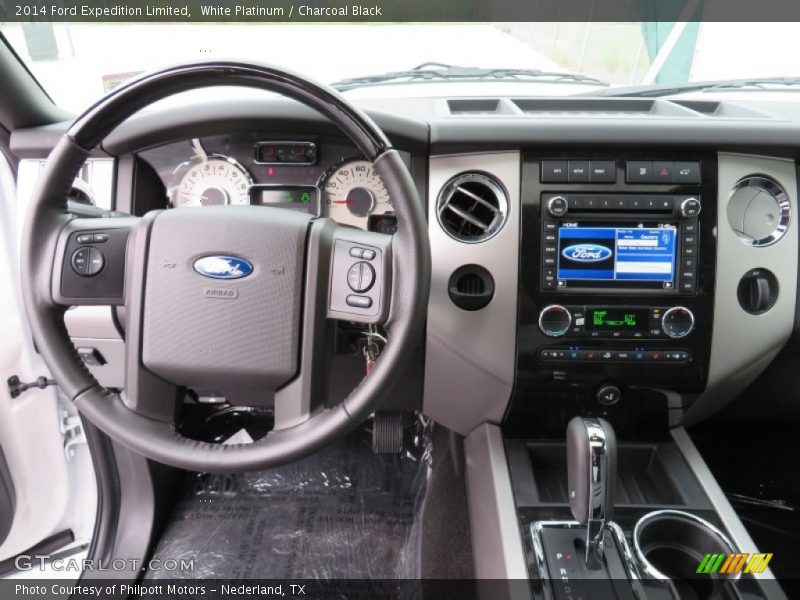White Platinum / Charcoal Black 2014 Ford Expedition Limited