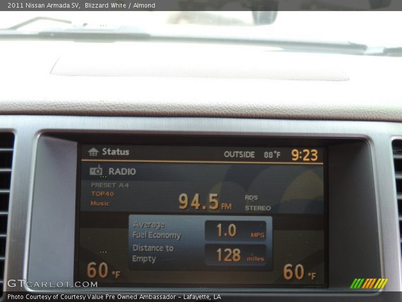 Blizzard White / Almond 2011 Nissan Armada SV