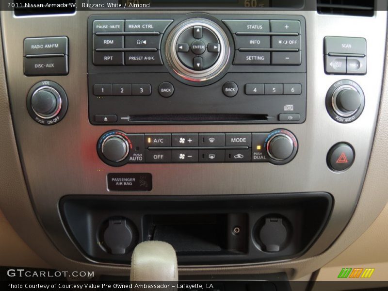 Blizzard White / Almond 2011 Nissan Armada SV