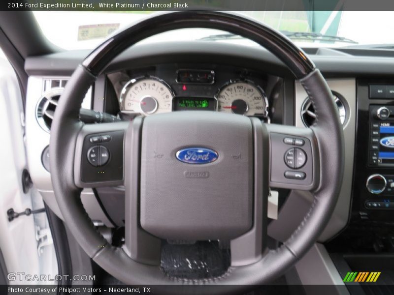 White Platinum / Charcoal Black 2014 Ford Expedition Limited