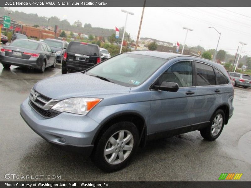 Glacier Blue Metallic / Gray 2011 Honda CR-V SE 4WD