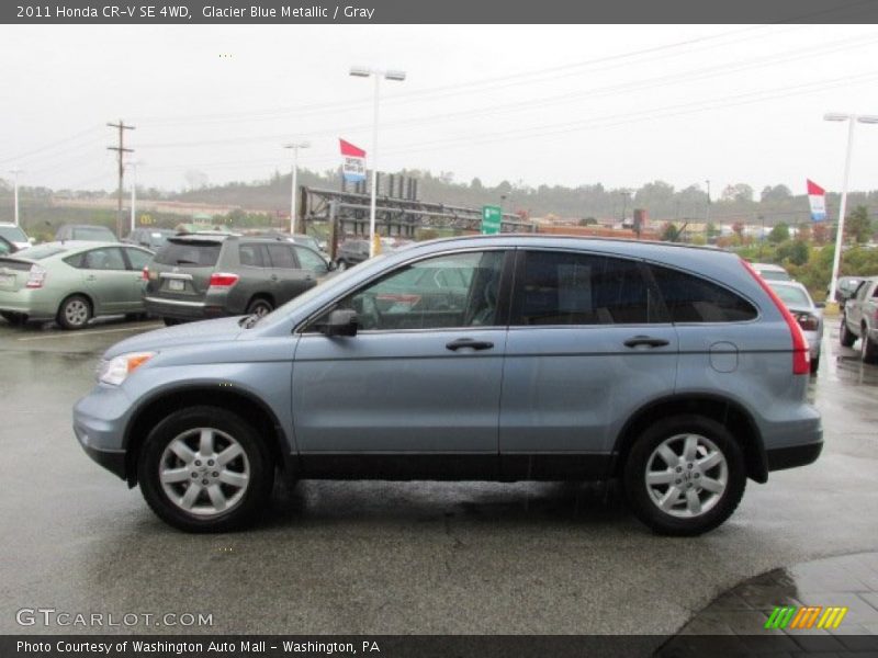 Glacier Blue Metallic / Gray 2011 Honda CR-V SE 4WD