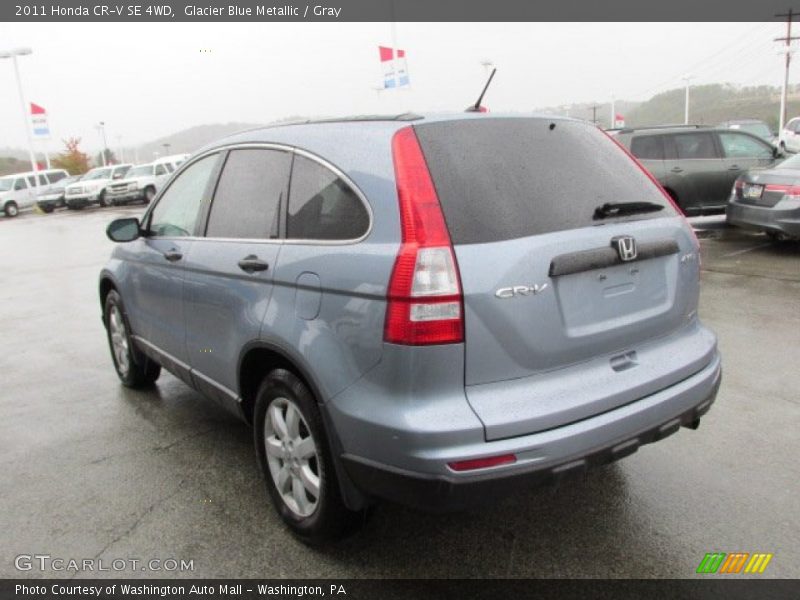Glacier Blue Metallic / Gray 2011 Honda CR-V SE 4WD