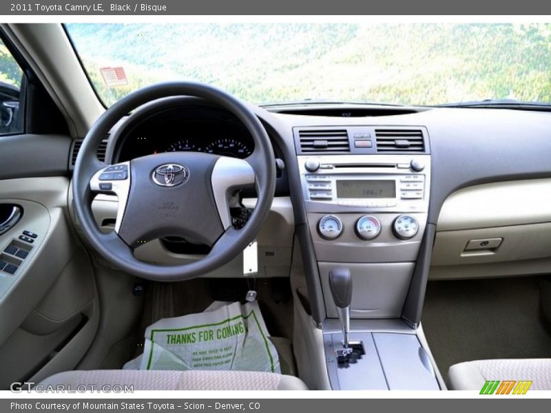 Black / Bisque 2011 Toyota Camry LE