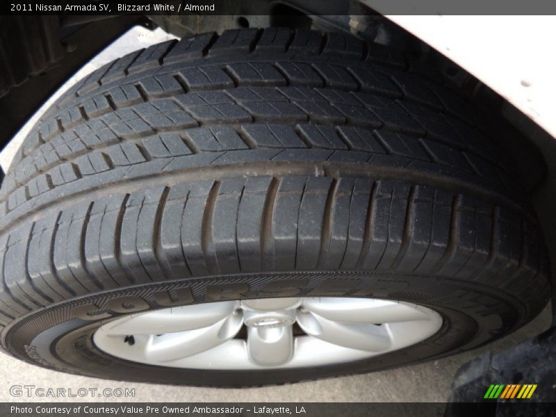 Blizzard White / Almond 2011 Nissan Armada SV