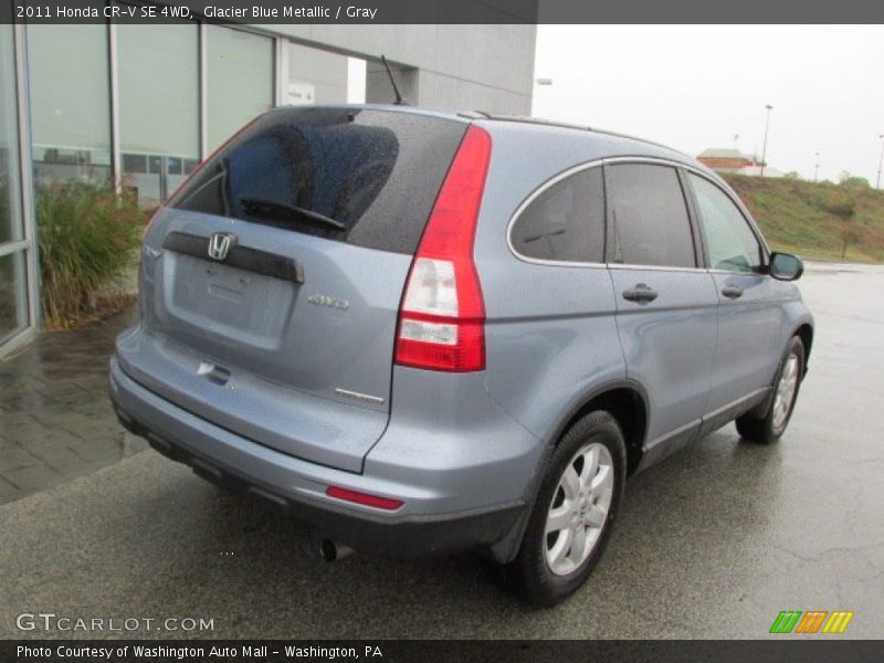 Glacier Blue Metallic / Gray 2011 Honda CR-V SE 4WD