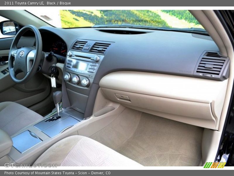 Black / Bisque 2011 Toyota Camry LE