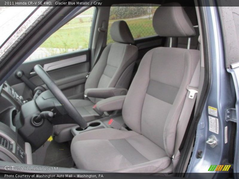 Glacier Blue Metallic / Gray 2011 Honda CR-V SE 4WD
