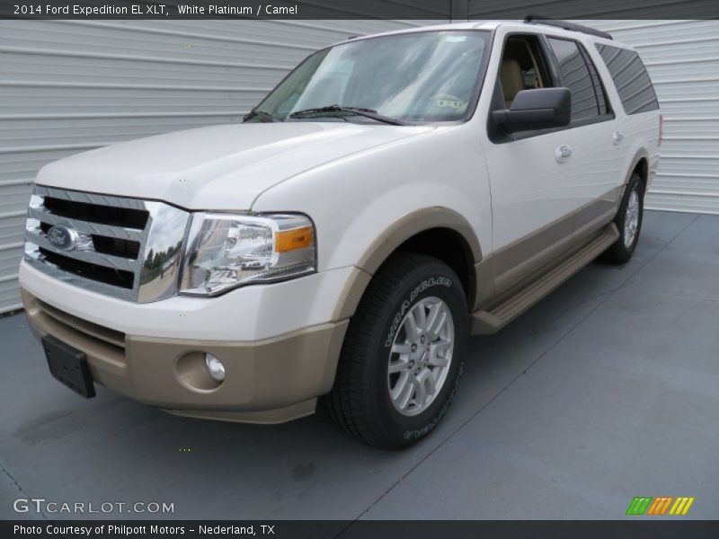 White Platinum / Camel 2014 Ford Expedition EL XLT
