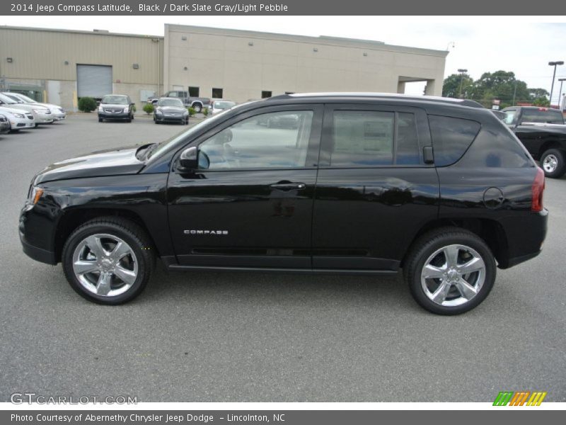 Black / Dark Slate Gray/Light Pebble 2014 Jeep Compass Latitude