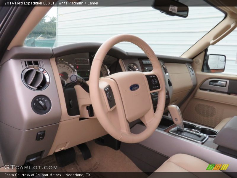 White Platinum / Camel 2014 Ford Expedition EL XLT