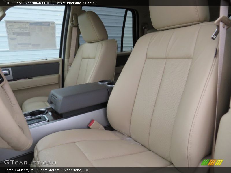 White Platinum / Camel 2014 Ford Expedition EL XLT