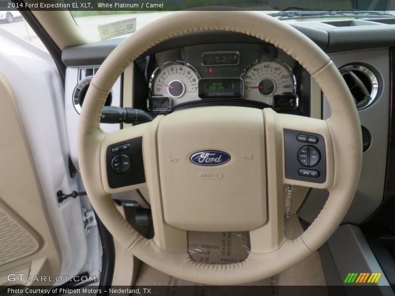White Platinum / Camel 2014 Ford Expedition EL XLT