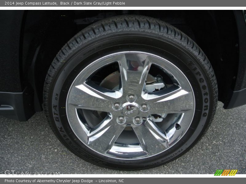 Black / Dark Slate Gray/Light Pebble 2014 Jeep Compass Latitude