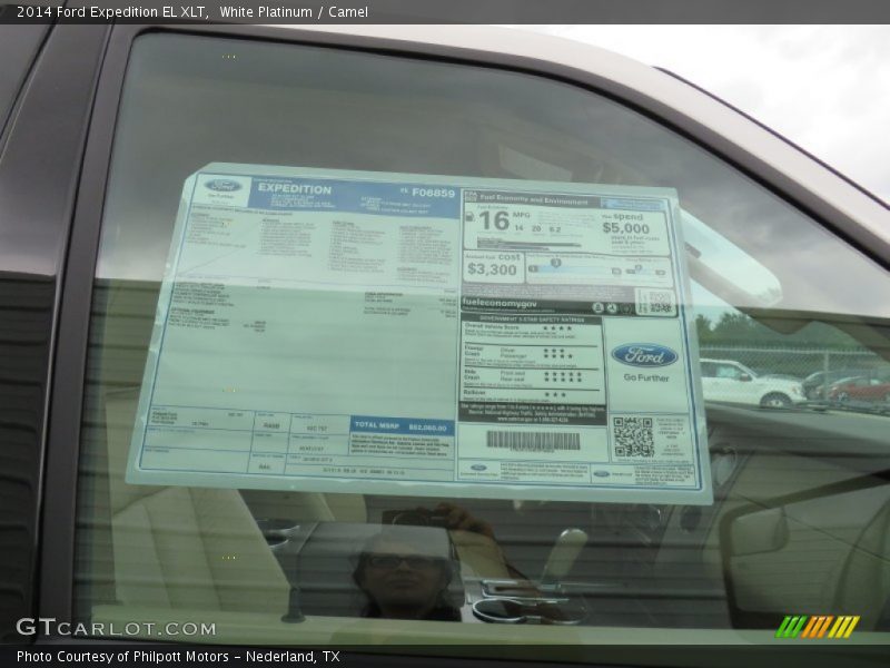 White Platinum / Camel 2014 Ford Expedition EL XLT