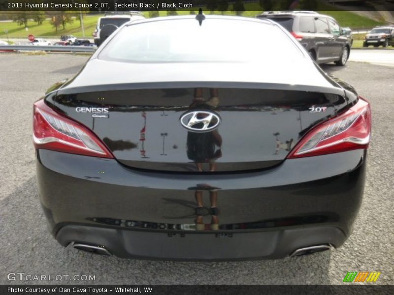 Becketts Black / Black Cloth 2013 Hyundai Genesis Coupe 2.0T