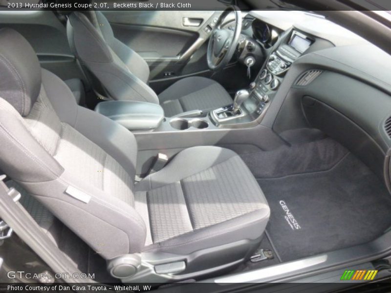 Becketts Black / Black Cloth 2013 Hyundai Genesis Coupe 2.0T