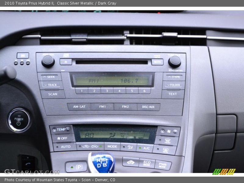 Controls of 2010 Prius Hybrid II