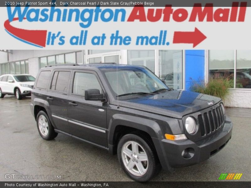 Dark Charcoal Pearl / Dark Slate Gray/Pebble Beige 2010 Jeep Patriot Sport 4x4