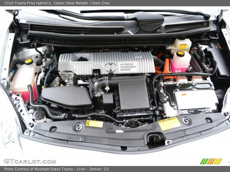  2010 Prius Hybrid II Engine - 1.8 Liter DOHC 16-Valve VVT-i 4 Cylinder Gasoline/Electric Hybrid