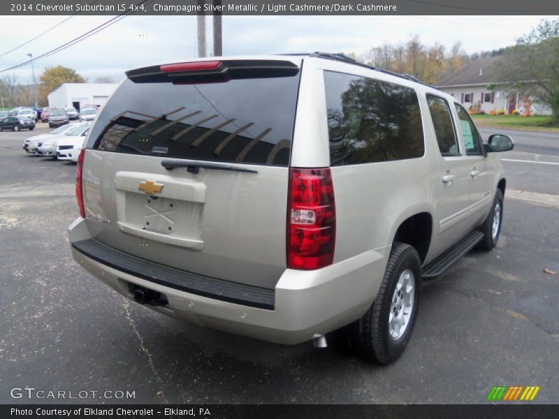 Champagne Silver Metallic / Light Cashmere/Dark Cashmere 2014 Chevrolet Suburban LS 4x4