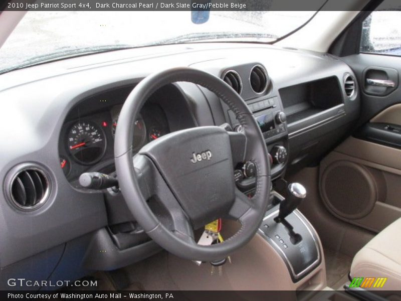 Dark Charcoal Pearl / Dark Slate Gray/Pebble Beige 2010 Jeep Patriot Sport 4x4