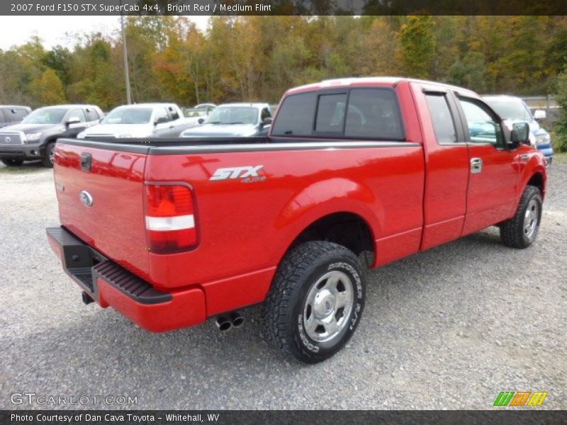 Bright Red / Medium Flint 2007 Ford F150 STX SuperCab 4x4