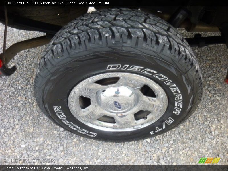 Bright Red / Medium Flint 2007 Ford F150 STX SuperCab 4x4