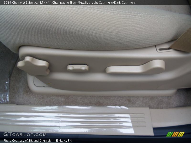 Champagne Silver Metallic / Light Cashmere/Dark Cashmere 2014 Chevrolet Suburban LS 4x4