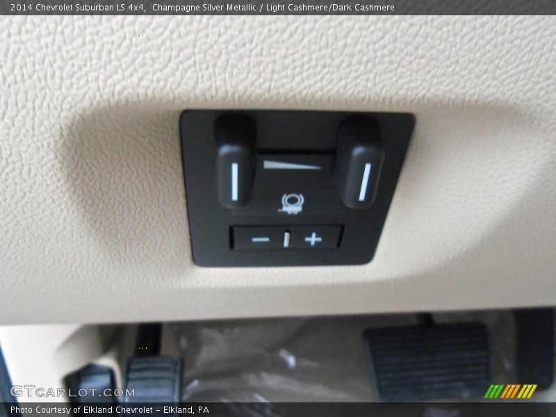 Champagne Silver Metallic / Light Cashmere/Dark Cashmere 2014 Chevrolet Suburban LS 4x4