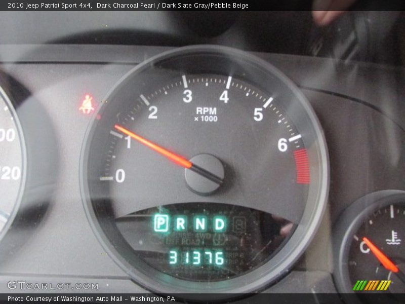 Dark Charcoal Pearl / Dark Slate Gray/Pebble Beige 2010 Jeep Patriot Sport 4x4