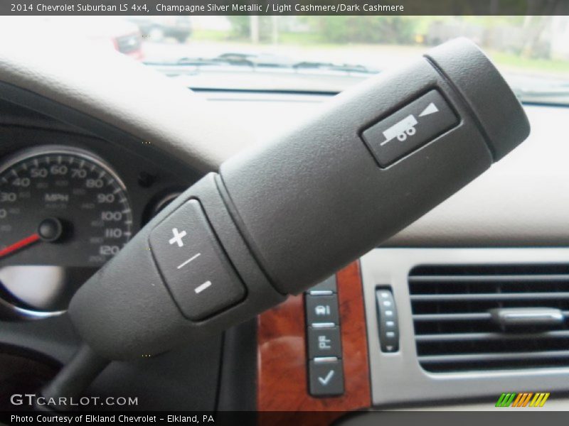 Champagne Silver Metallic / Light Cashmere/Dark Cashmere 2014 Chevrolet Suburban LS 4x4