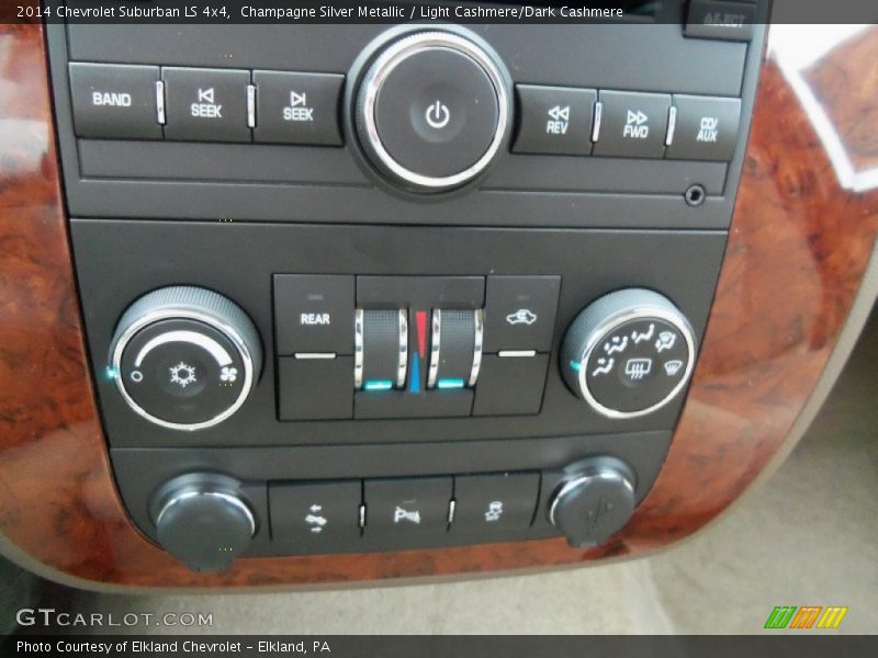 Champagne Silver Metallic / Light Cashmere/Dark Cashmere 2014 Chevrolet Suburban LS 4x4