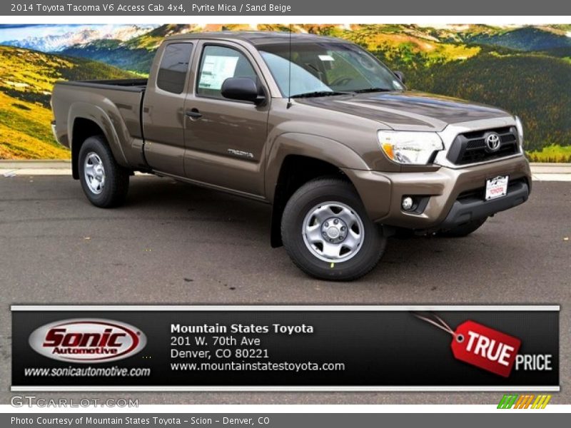 Pyrite Mica / Sand Beige 2014 Toyota Tacoma V6 Access Cab 4x4